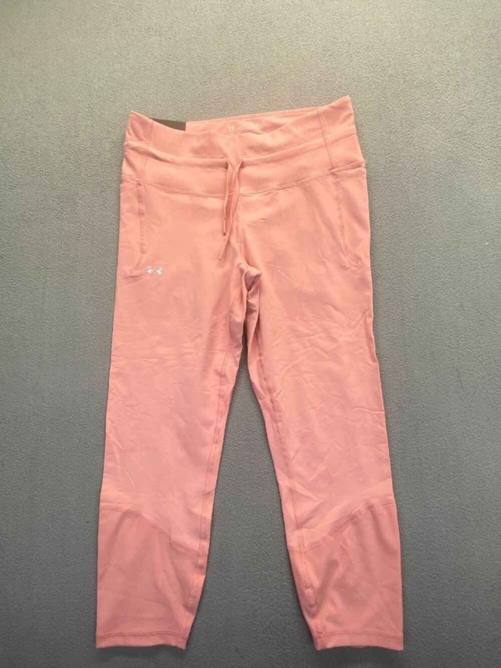 Under Armour Women's  Ankle Leggings Coral Large,Stretch,Drawstring
